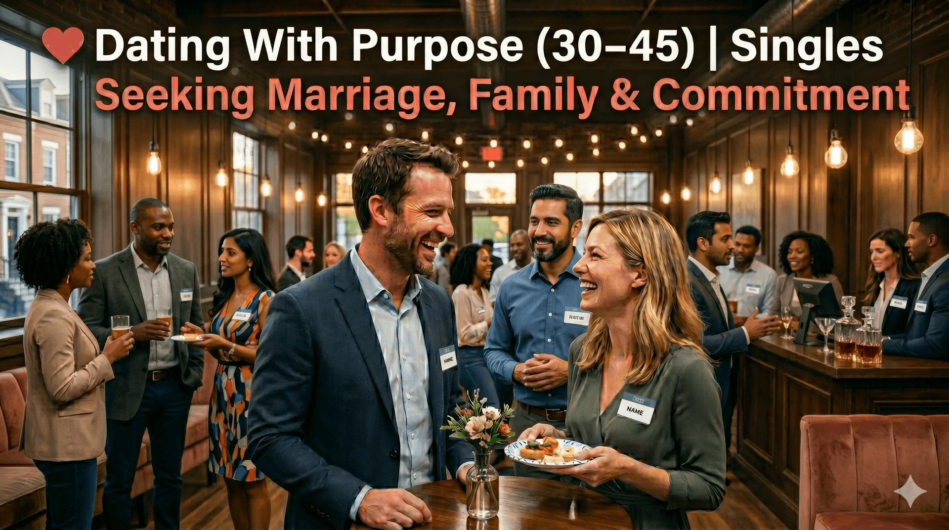Dating With Purpose (30–45) Singles Seeking Marriage, Family , Commitment
