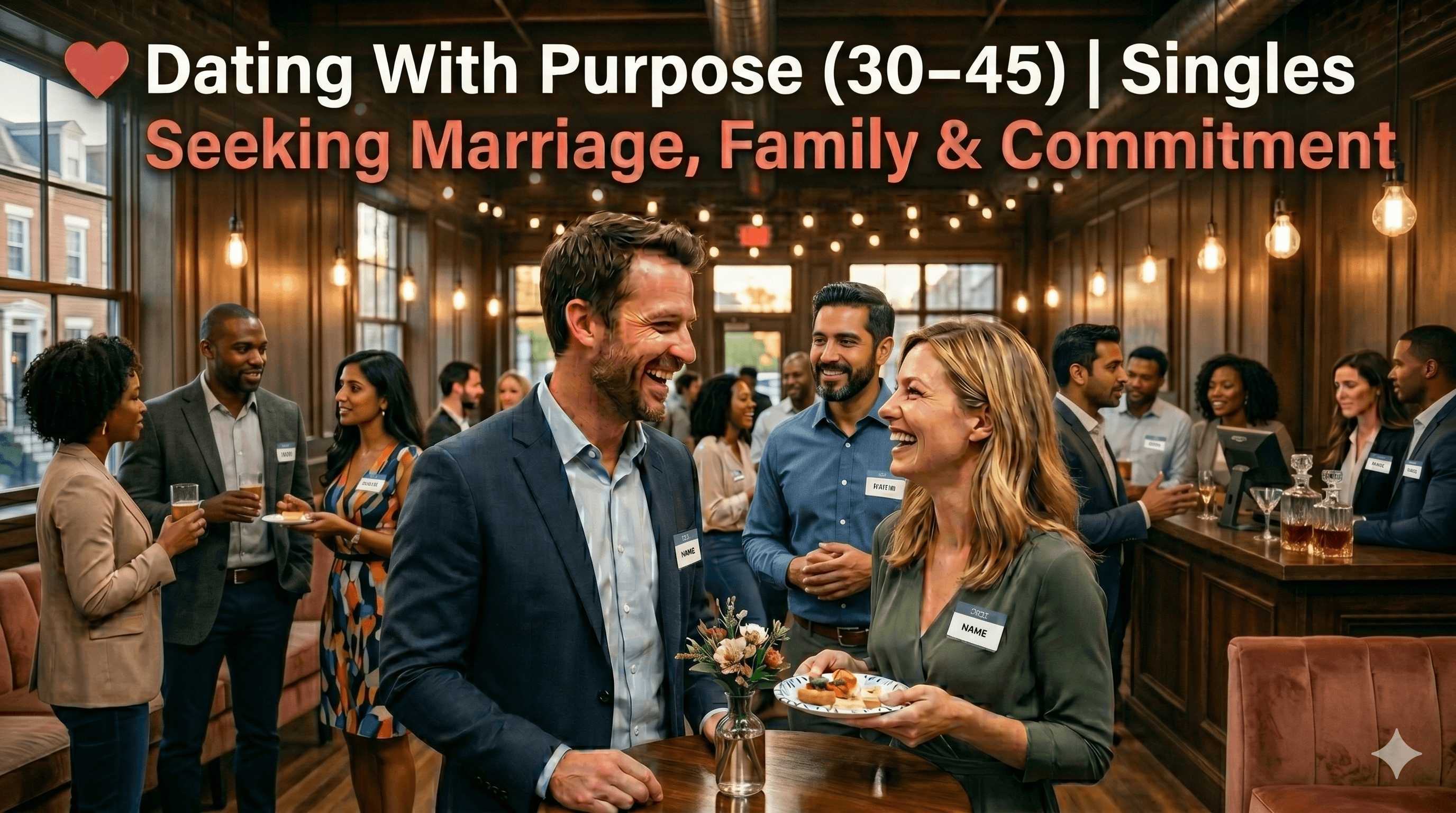 Dating With Purpose (30–45) Singles Seeking Marriage, Family , Commitment