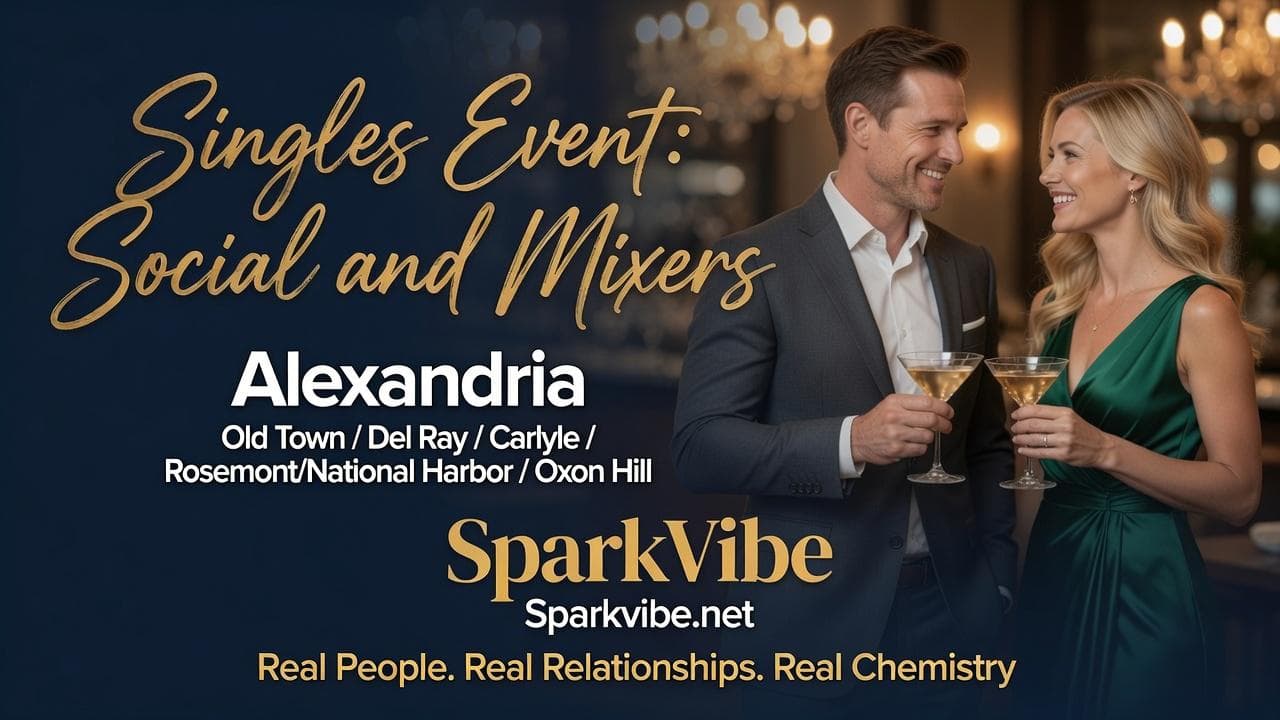 Singles Event & Mixer Ages 50+  Singles  in DMV Alexandria, VA