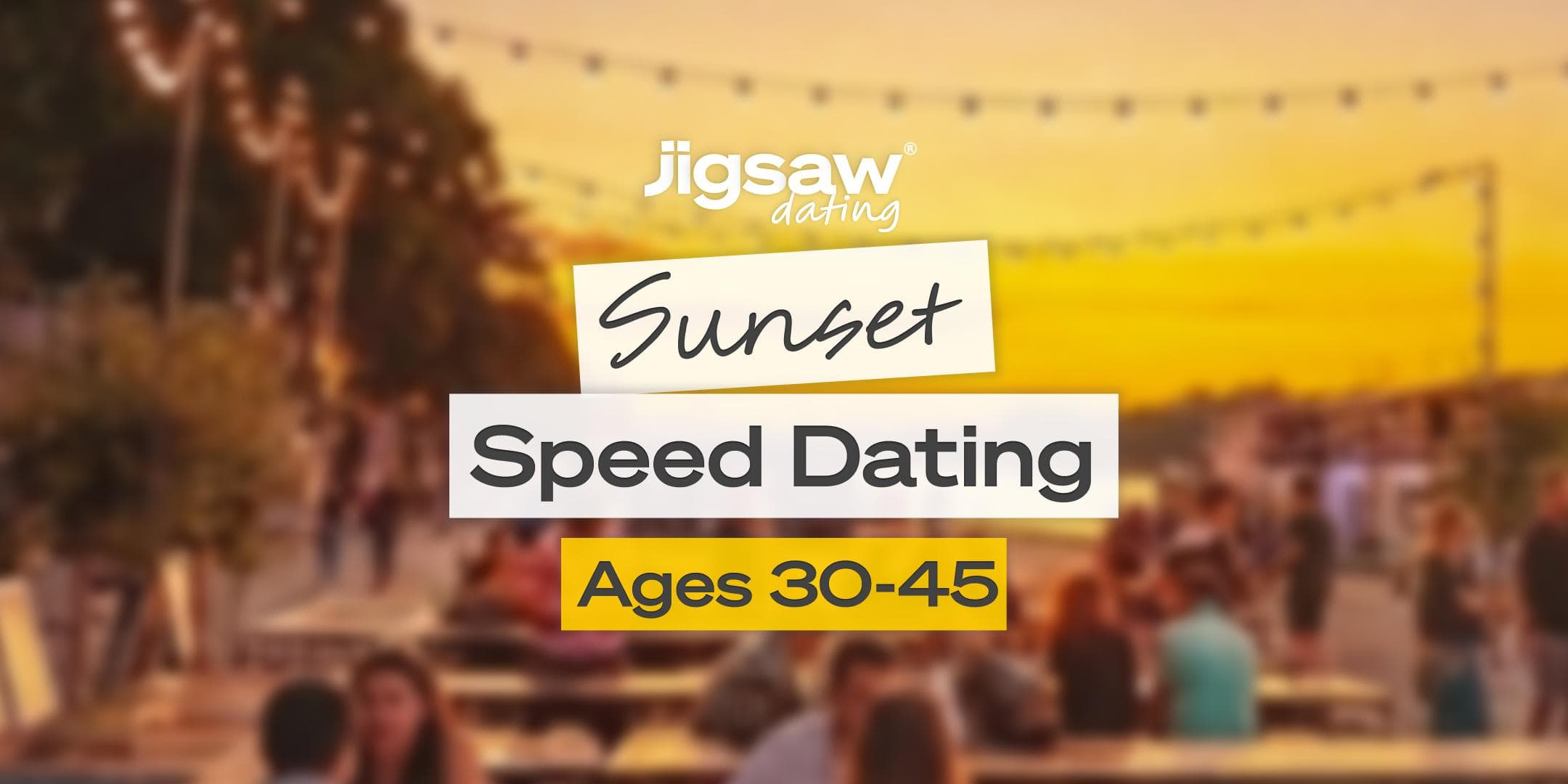 Washington DC Singles Event: Sunset Speed Dating (Ages 30–45)
