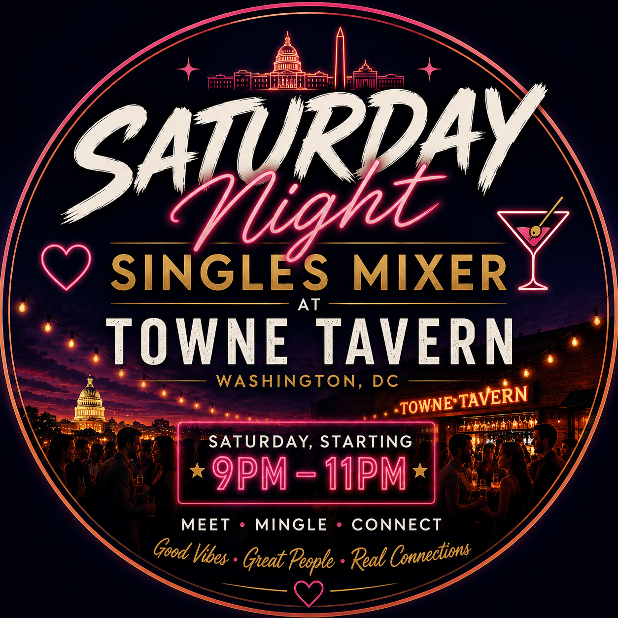 Saturday Night Singles Mixer - Towne Tavern